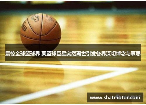 震惊全球篮球界 某篮球巨星突然离世引发各界深切悼念与哀思